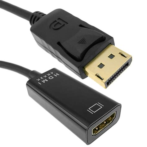 Video Adaptor Cable K Cm Displayport Male Dp To Hdmi Female P