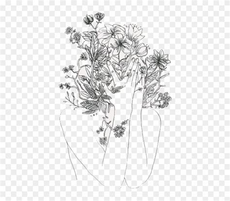 flower background aesthetic drawing easy imagesee