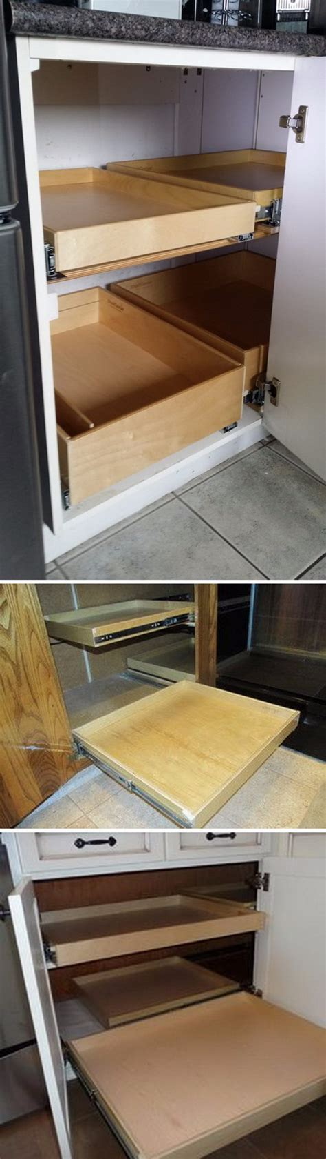 Custom kitchen cabinets also come in wood grains. Kitchen Corner Cabinet Storage Ideas 2017