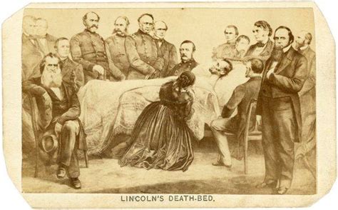 Abraham Lincoln Deathbed Scene Cdv