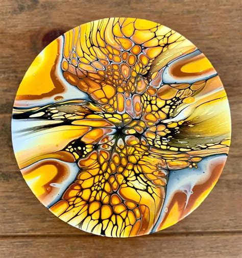 5 Acrylic Pours On Wood Thatll Make You Trash That Canvas
