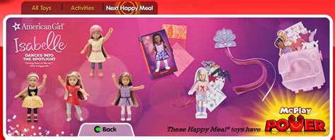 All Things Doll Isabelle Toys In Mcdonald Happy Meals
