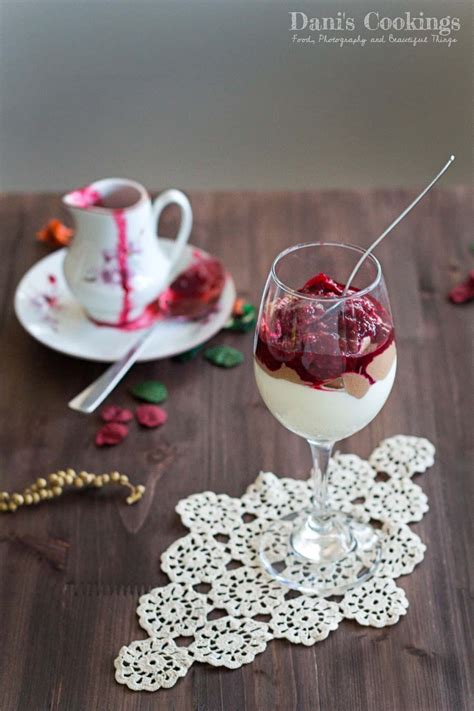 With machine running, carefully pour in hot cream mixture in a slow steady stream, and process until smooth. Double Chocolate Mousse with Raspberry sauce | Dani's Cookings