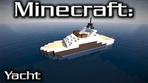 Minecraft Small Yacht Tutorial 4 Youtube