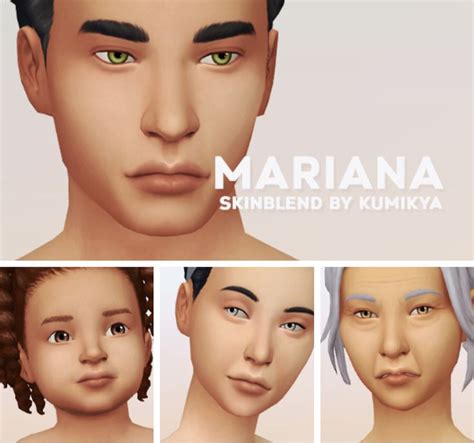 Kumikya Kumikya Mariana Skinblend Hi Guys Im The Sims 4 Skin