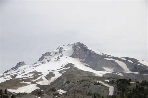 Mount Hood Oregon In Summer Stock Image Image Of Hood Mountain