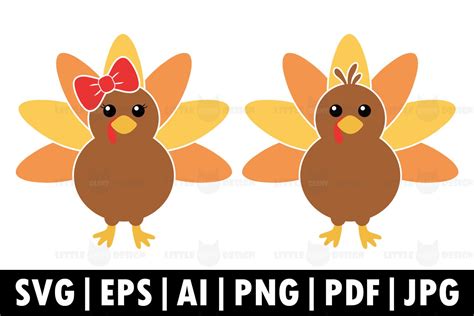 142 Baby Turkey Svg SVG PNG EPS DXF File