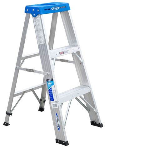 Shop Werner 3 Ft Aluminum Type 1 250 Lbs Step Ladder At
