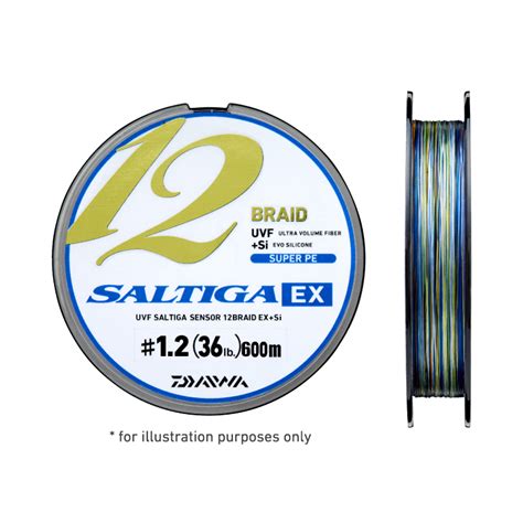 Daiwa Saltiga EX 12 Braid 600m Multi Color Kurre Fi Webbutik