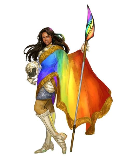 Female Rainbow Warrior Is That A Thing Female Fighter Knight