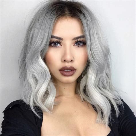 Silver Hair Color Ideas You Can Try For Your Hair Hairdo Hairstyle