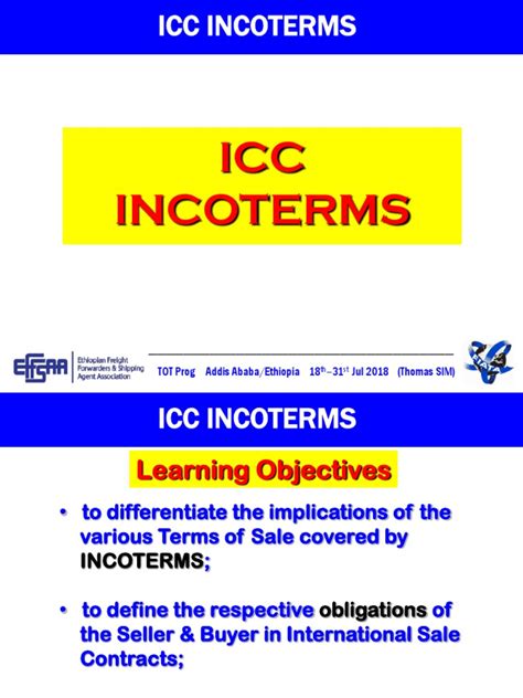 Icc Incoterm Pdf Civil Law Legal System Trade