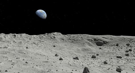 Detailed Moon Surface Scene 3d Model 149 Max Free3d
