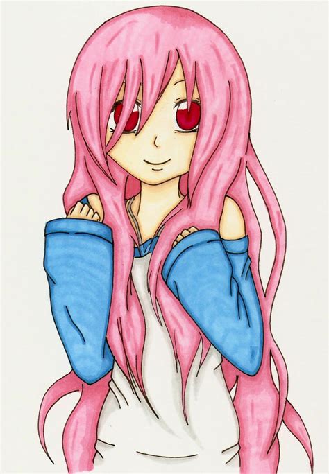 Pink Haired Girl~ By Rainbow Nova Fox On Deviantart