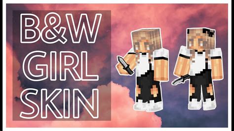 Tutorial Bandw Girl Skin 🖤 Pixel Gun 3d Youtube