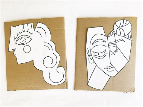 Picasso Style Paper Sculpture — Art Camp