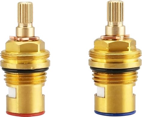 507175w Replacement Brass Ceramic Disc Cartridge Faucet Valve Pair
