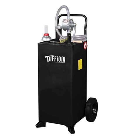 Buy Tuffiom 30 Gallon Portable Gas Caddy With Wheels Fuel Transfer