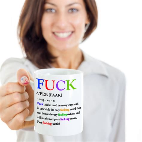 Colorful Language Definition Of The Word Fuck Funny Curse Etsy
