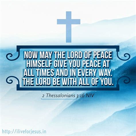 Lord Of Peace Best Bible Verses