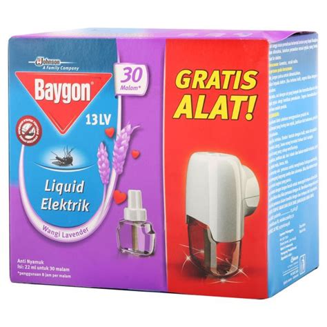 Baygon Electric Liquid Refill Lavender 30 Night 22ml