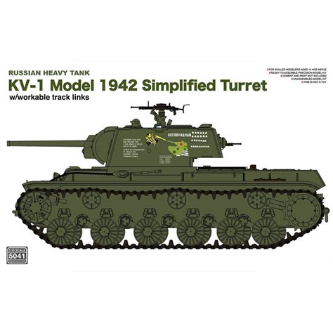 Ryefield Models Kv 1 Model 1942 Simplified Turret Heavy Tank 135 Scale