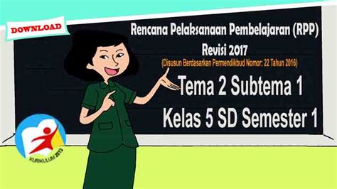 Pokok dari surat edaran tersebut menyatakan bahwa penyusunan rpp sesuai prinsip efisien, efektif. RPP Tematik Kelas 5 SD Tema 2 Subtema 1 Kurikulum 2013 ...