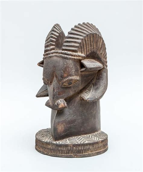 Sold Price Yoruba Owo Osanmasinmi Altar Head Nigeria April 6 0116