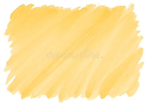 Yellow Watercolor Background With Frayed Edges Stock Image Image Of