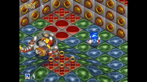 Sonic 3d Blast Sega Saturn Spring Stadium Zone Act 3 1080 Hd Youtube