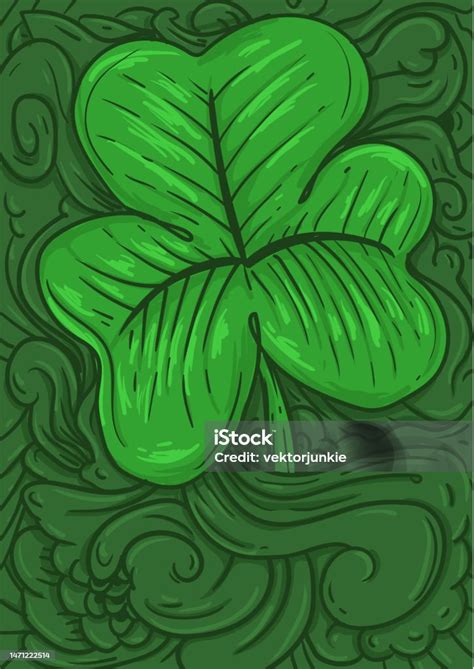 抽象的な背景に緑のシャムロックの葉聖パトリックの日のベクターイラスト アイルランドのベクターアート素材や画像を多数ご用意 アイルランド