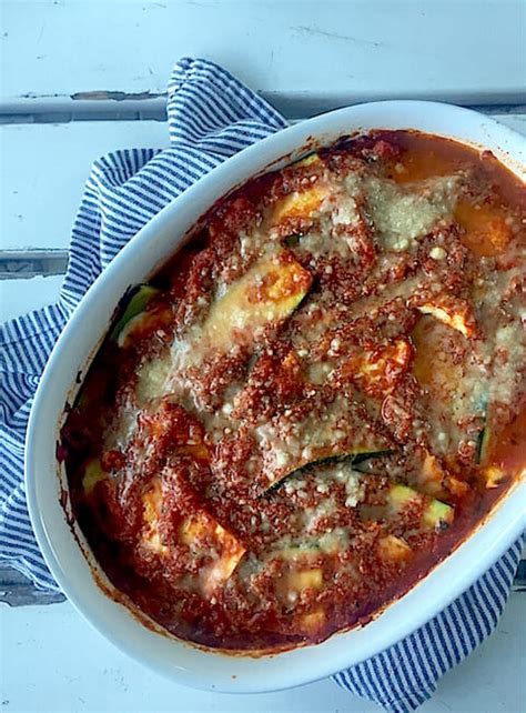 Vegetarian No Noodle Zucchini Lasagna Moms Kitchen Handbook