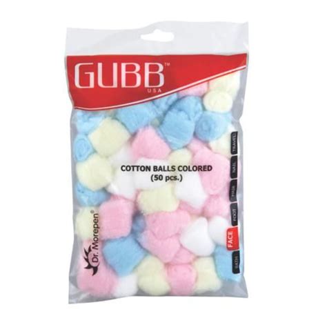 Buy Gubb Coloured Cotton Balls For Makeup Removal Online At Best