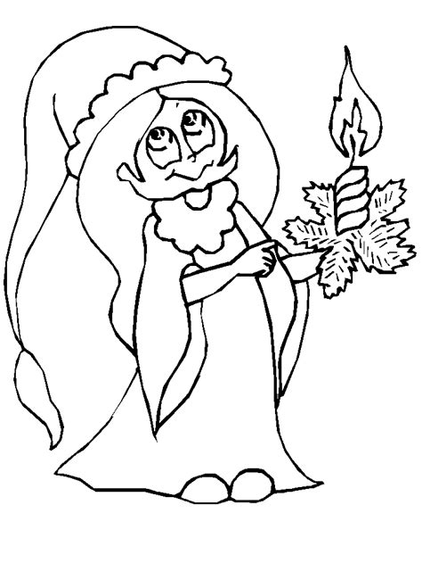 Girl Christmas Coloring Pages And Coloring Book