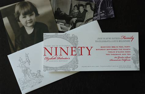 95th birthday greeting cards (pk of 10) $11.24 $14.99. 90th Birthday Party Invitation