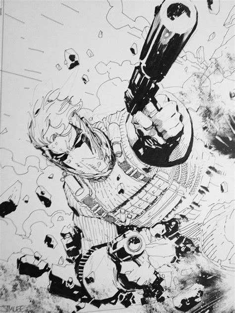 Grifter Jim Lee Comic Book Art Style Comic Book Artwork Comics