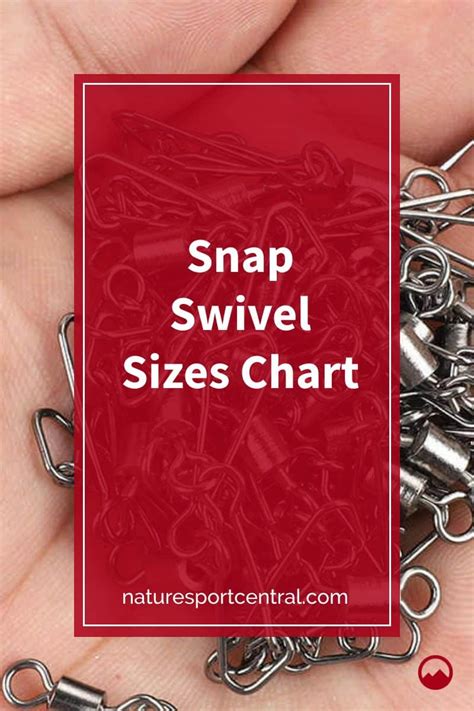 Snap Swivel Sizes Chart