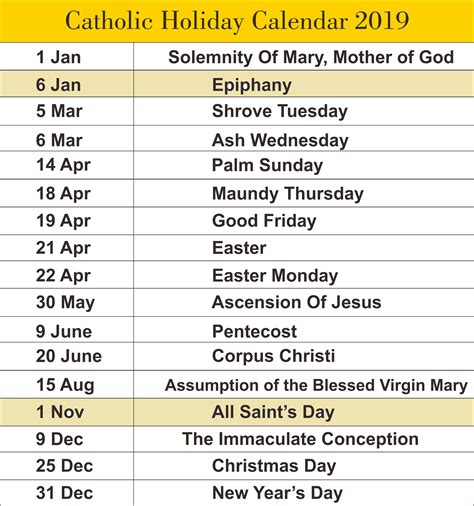 Catholic Calendar Feast Days 2024 Agace Portia