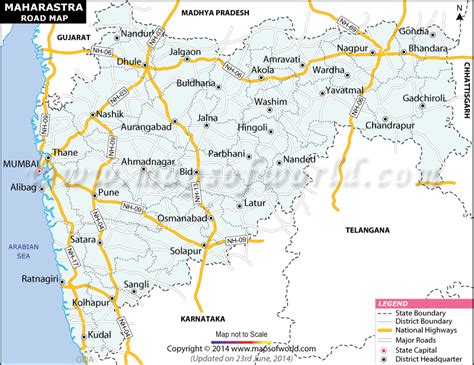 Maharashtra National Highway Map Brandy Tabbitha