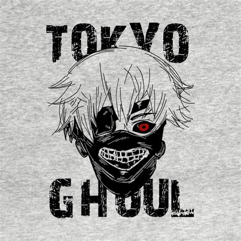 Man with white haired anime character illustation, tokyo ghoul:re ken kaneki anime, ghoul, manga. Ken Kaneki Tokyo Ghoul Anime - White Haired - T-Shirt ...