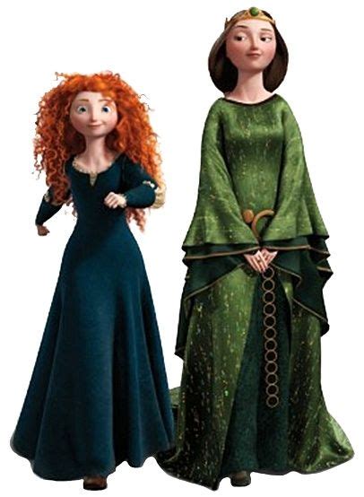 Queen Elinor And Merida Disney Princess Merida Disney Princess Dresses Disney Brave