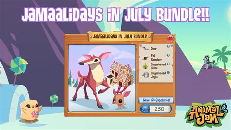 Jamaalidays In July Bundle 2021 Animal Jam Play Wild Youtube