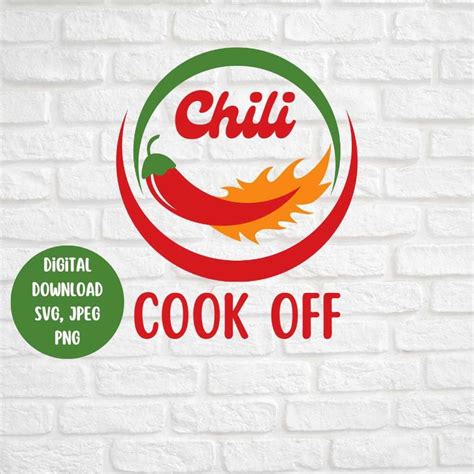 Chili Cook Off Svg Chili Cook Off Png Digital Download Etsy