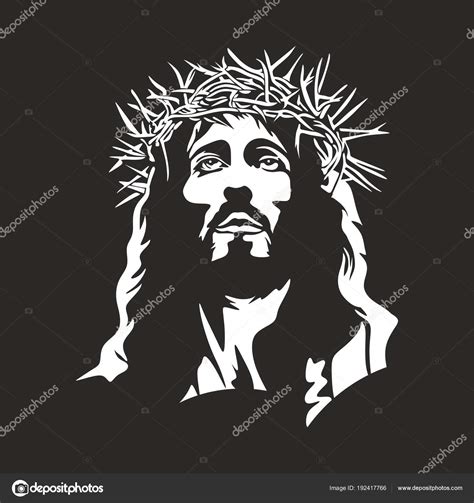 Face Lord Jesus Christ Stock Vector Image By ©biblebox 192417766