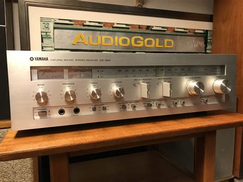 Vintage Yamaha Receiver Cr 820 Audio Gold