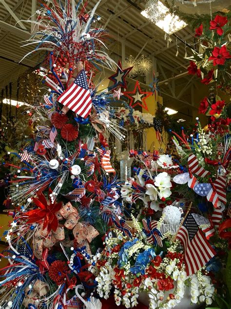 Check out our home floral decor selection for the very best in unique or custom, handmade pieces from our shops. Patriotic Christmas tree designed by Arcadia Floral & Home ...