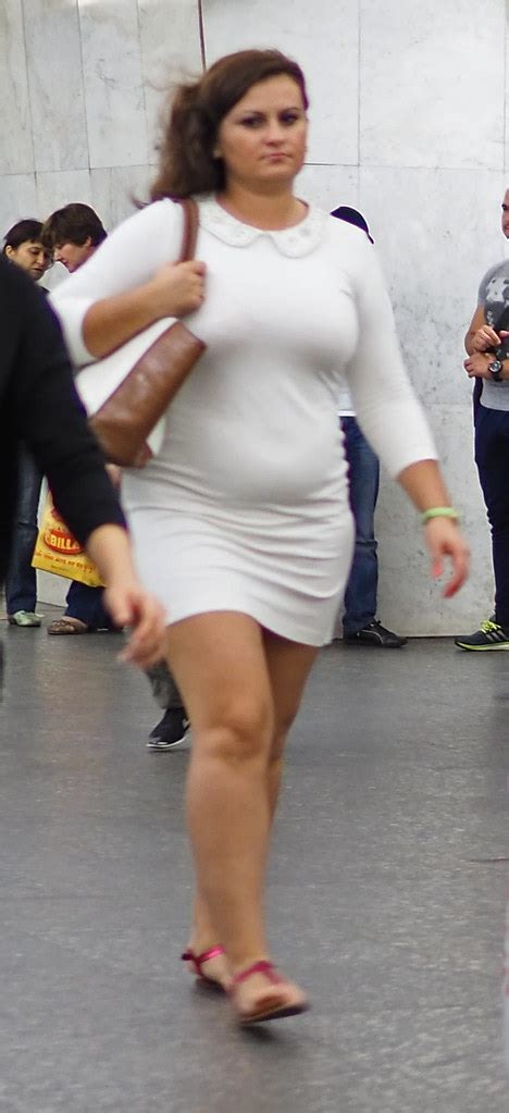Sexy Woman In White Dress Curvy Thick Ass Strong Legs