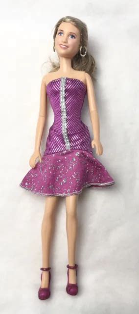 Lilly Truscott Doll Hannah Montana Best Friend Disney Cute Pink Dress