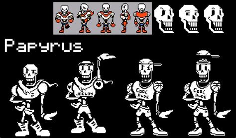 Papyrus Including His Cool Dude And Jogboy Outfits 0 Use For Perler