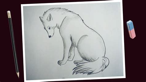 How To Draw Wolf Easy Step By Step For Beginnerswolf Drawing Tutorial